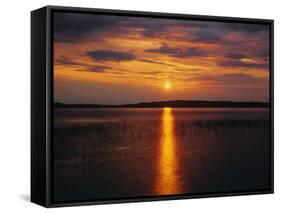 Scandinavia, Sea, Sunset-Thonig-Framed Stretched Canvas