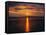 Scandinavia, Sea, Sunset-Thonig-Framed Stretched Canvas