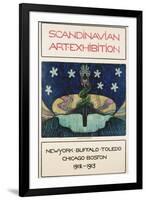 Scandinavian Art Exhibition: 1912-1913 Poster-Gunnar August Hallstrom-Framed Giclee Print