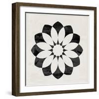Scandinavian Black Flower II-Eline Isaksen-Framed Art Print