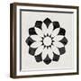 Scandinavian Black Flower II-Eline Isaksen-Framed Art Print