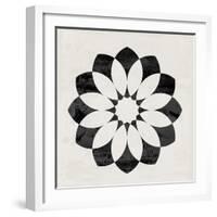 Scandinavian Black Flower II-Eline Isaksen-Framed Art Print