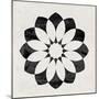 Scandinavian Black Flower II-Eline Isaksen-Mounted Art Print