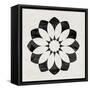 Scandinavian Black Flower II-Eline Isaksen-Framed Stretched Canvas