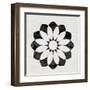 Scandinavian Black Flower II-Eline Isaksen-Framed Art Print