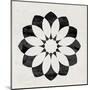 Scandinavian Black Flower II-Eline Isaksen-Mounted Art Print