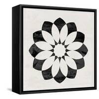 Scandinavian Black Flower II-Eline Isaksen-Framed Stretched Canvas