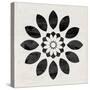 Scandinavian Black Flower-Eline Isaksen-Stretched Canvas