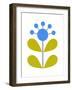 Scandinavian Blue Flower-Anita Nilsson-Framed Art Print