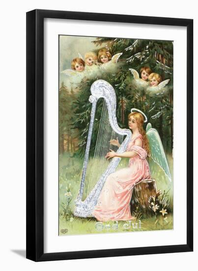 Scandinavian Christmas Card-null-Framed Giclee Print