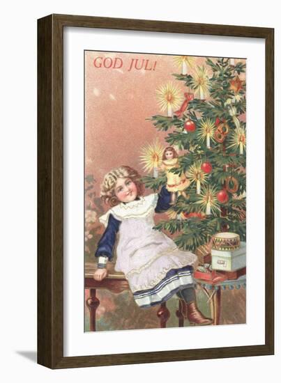 Scandinavian Christmas Card-null-Framed Giclee Print