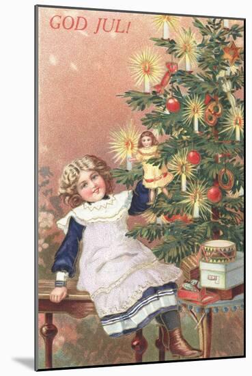 Scandinavian Christmas Card-null-Mounted Giclee Print