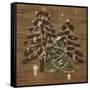 Scandinavian Christmas Peace-Yachal Design-Framed Stretched Canvas