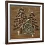 Scandinavian Christmas Peace-Yachal Design-Framed Giclee Print