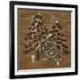 Scandinavian Christmas Peace-Yachal Design-Framed Giclee Print