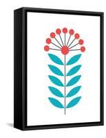 Scandinavian Coral Flower II-Anita Nilsson-Framed Stretched Canvas