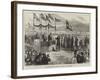 Scandinavian Delegates Presenting an Address to the Icelanders-Charles Robinson-Framed Giclee Print