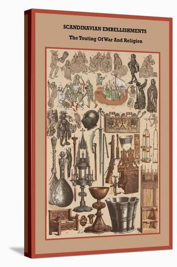 Scandinavian Embellishments the Touting of War and Religion-Friedrich Hottenroth-Stretched Canvas