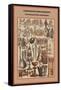 Scandinavian Embellishments the Touting of War and Religion-Friedrich Hottenroth-Framed Stretched Canvas