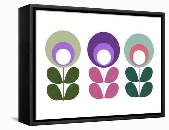 Scandinavian Flowers II-Anita Nilsson-Framed Stretched Canvas