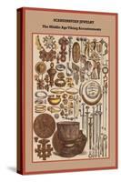 Scandinavian Jewelry the Middle Age Viking Accoutrements-Friedrich Hottenroth-Stretched Canvas