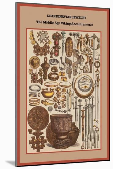Scandinavian Jewelry the Middle Age Viking Accoutrements-Friedrich Hottenroth-Mounted Art Print