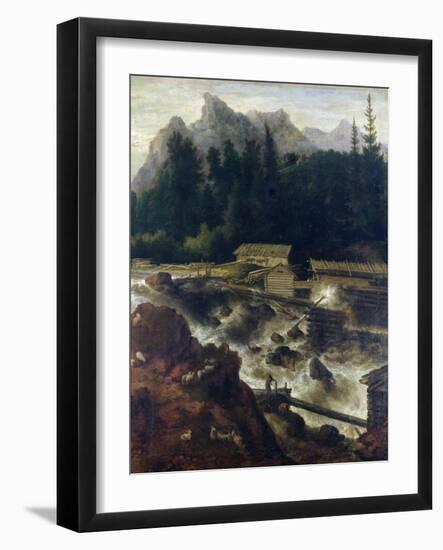 Scandinavian Landscape, 1670-Allaert Van Everdingen-Framed Giclee Print