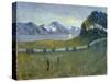 Scandinavian landscape by Nikolai Astrup-Nikolai Astrup-Stretched Canvas