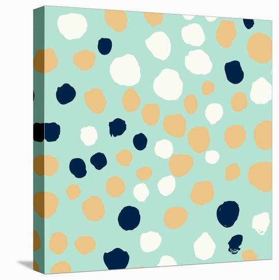 Scandinavian Pastel Background-Olha Kostiuk-Stretched Canvas