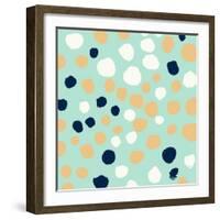 Scandinavian Pastel Background-Olha Kostiuk-Framed Art Print