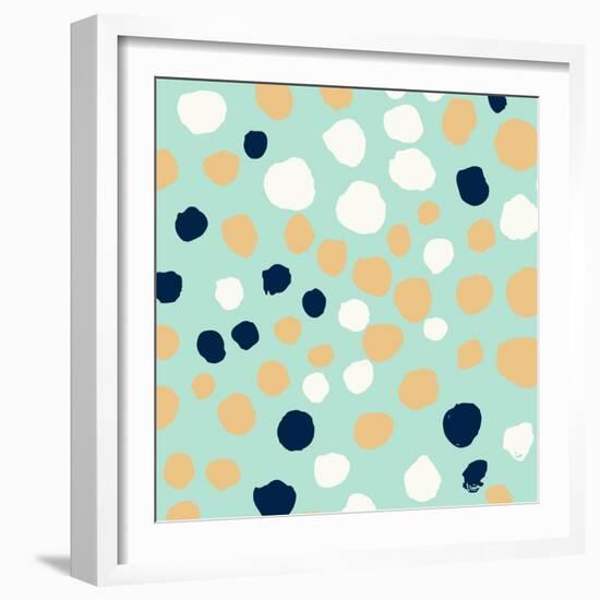 Scandinavian Pastel Background-Olha Kostiuk-Framed Art Print