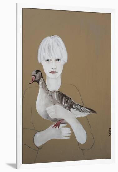 Scandinavian Pink Footed Goose, 2017-Susan Adams-Framed Giclee Print