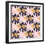 Scandinavian Seamless Pattern-Olha Kostiuk-Framed Art Print