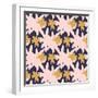 Scandinavian Seamless Pattern-Olha Kostiuk-Framed Art Print