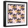 Scandinavian Seamless Pattern-Olha Kostiuk-Framed Art Print