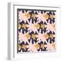 Scandinavian Seamless Pattern-Olha Kostiuk-Framed Art Print