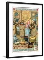 Scandinavian Tableware, 8th-12th Century-null-Framed Giclee Print