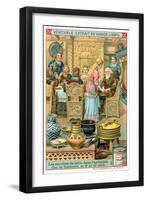 Scandinavian Tableware, 8th-12th Century-null-Framed Giclee Print