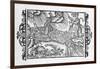 Scandinavian Witches Call up a Storm-Olaus Magnus-Framed Art Print