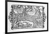 Scandinavian Witches Call up a Storm-Olaus Magnus-Framed Art Print