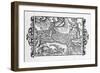 Scandinavian Witches Call up a Storm-Olaus Magnus-Framed Art Print