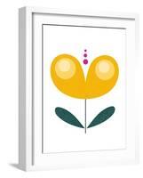 Scandinavian Yellow Flower-Anita Nilsson-Framed Art Print