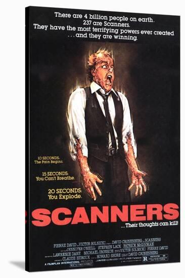 Scanners, Michael Ironside, 1981-null-Stretched Canvas