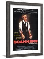 Scanners, Michael Ironside, 1981-null-Framed Art Print