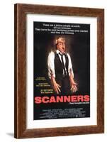 Scanners, Michael Ironside, 1981-null-Framed Art Print