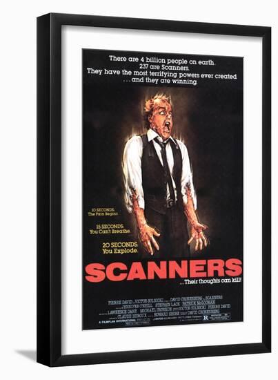 Scanners, Michael Ironside, 1981-null-Framed Art Print