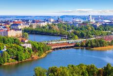 Aerial Panorama of Helsinki, Finland-Scanrail-Photographic Print