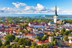 Old Town in Helsinki, Finland-Scanrail-Framed Photographic Print