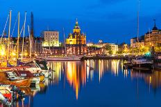 Evening Scenery of the Old Port in Helsinki, Finland-Scanrail-Photographic Print