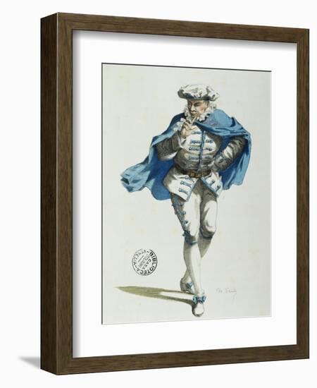 Scapino in 1716-Maurice Sand-Framed Giclee Print